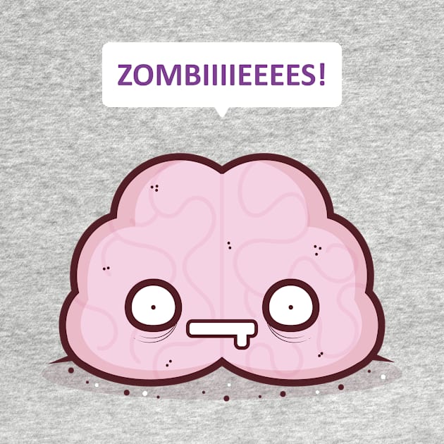 Braaaaiiiins... no, zombiiiieeees! by spilu